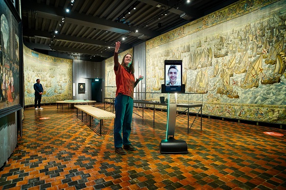 Tours with the telepresence robot in the Zeeuws Museum